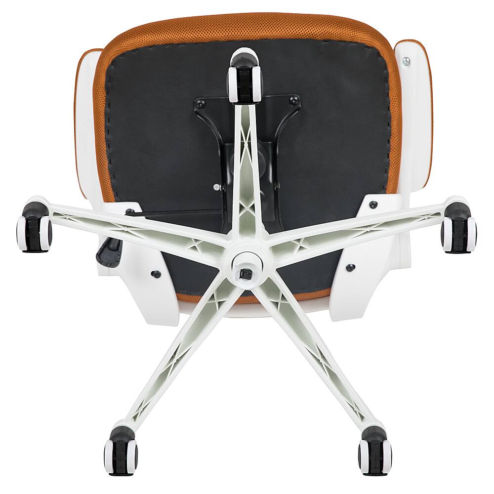 Alt View 18. Alamont Home - Kelista Contemporary Mesh Swivel Office Chair - Tan Mesh/White Frame.