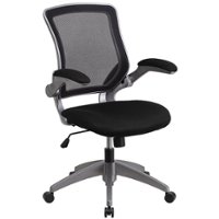 Alamont Home - Kale Contemporary Mesh Swivel Office Chair - Black - Front_Zoom