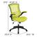 Alt View 13. Alamont Home - Kelista Contemporary Mesh Swivel Office Chair - Green Mesh.