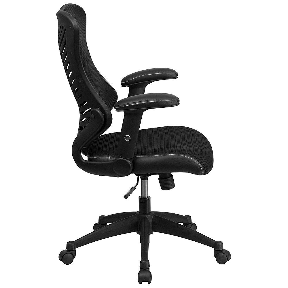Alt View 22. Alamont Home - Kale Contemporary Mesh Executive Swivel Office Chair - Black Mesh.