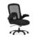 Front. Alamont Home - Hercules Contemporary Mesh Big & Tall Swivel Office Chair Adjustable Lumbar - Black Fabric/Mesh.