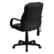 Alt View 14. Alamont Home - Laverne Contemporary Leather/Faux Leather Swivel Office Chair - Black.