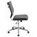 Alt View 16. Alamont Home - Hansel Contemporary Leather/Faux Leather Ribbed Executive Swivel Mid-Back Office Chair - Black.