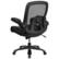 Alt View 14. Alamont Home - Hercules Big & Tall 500 lb. Rated Black Mesh/LeatherSoft Ergonomic Chair - Black LeatherSoft/Mesh.