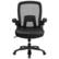 Alt View 11. Alamont Home - Hercules Big & Tall 500 lb. Rated Black Mesh/LeatherSoft Ergonomic Chair - Black LeatherSoft/Mesh.