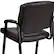 Alt View 15. Alamont Home - Haeger Contemporary Leather/Faux Leather Side Chair - Upholstered - Brown LeatherSoft/Black Frame.