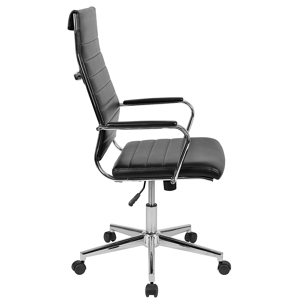 La-Z-Boy Sutherland Office Chair with Padded Arms, Jet Black