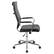 Alt View 16. Alamont Home - Hansel Contemporary Leather/Faux Leather Executive Swivel Ribbed High Back Office Chair - Black.