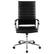 Alt View 11. Alamont Home - Hansel Contemporary Leather/Faux Leather Executive Swivel Ribbed High Back Office Chair - Black.