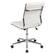 Alt View 14. Alamont Home - Hansel Contemporary Leather/Faux Leather Ribbed Executive Swivel Mid-Back Office Chair - White.