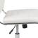 Alt View 15. Alamont Home - Hansel Contemporary Leather/Faux Leather Ribbed Executive Swivel Mid-Back Office Chair - White.