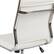 Alt View 19. Alamont Home - Hansel Contemporary Leather/Faux Leather Ribbed Executive Swivel Mid-Back Office Chair - White.