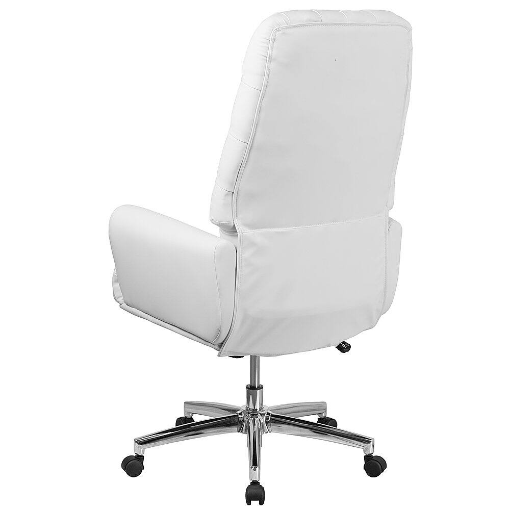 Alt View 14. Alamont Home - Rochelle Traditional Leather/Faux Leather Executive Swivel Office Chair - White.