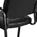 Alt View 17. Alamont Home - Haeger Contemporary Leather/Faux Leather Side Chair - Upholstered - Black LeatherSoft/Black Frame.