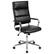 Front. Alamont Home - Hansel Contemporary Leather/Faux Leather Panel Executive Swivel High Back Office Chair - Black.