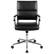 Alt View 11. Alamont Home - Hansel Contemporary Leather/Faux Leather Panel Executive Swivel Mid-Back Office Chair - Black.