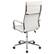 Alt View 14. Alamont Home - Hansel Contemporary Leather/Faux Leather Executive Swivel Ribbed High Back Office Chair - White.