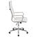 Alt View 16. Alamont Home - Hansel Contemporary Leather/Faux Leather Executive Swivel Ribbed High Back Office Chair - White.