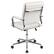 Alt View 14. Alamont Home - Hansel Contemporary Leather/Faux Leather Panel Executive Swivel Mid-Back Office Chair - White.