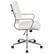 Alt View 16. Alamont Home - Hansel Contemporary Leather/Faux Leather Panel Executive Swivel Mid-Back Office Chair - White.