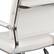 Alt View 19. Alamont Home - Hansel Contemporary Leather/Faux Leather Panel Executive Swivel Mid-Back Office Chair - White.