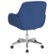 Alt View Zoom 14. Flash Furniture - Rochelle Home and Office Upholstered Mid-Back Molded Frame Chair in - Blue Fabric.