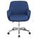 Alt View 11. Alamont Home - Rochelle Home and Office Upholstered Mid-Back Molded Frame Chair in Blue Fabric - Blue Fabric.