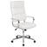Front. Alamont Home - Hansel Contemporary Leather/Faux Leather Panel Executive Swivel High Back Office Chair - White.