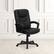 Alt View 12. Alamont Home - Hansel Contemporary Leather/Faux Leather Executive Swivel Office Chair - Black.