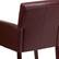 Alt View 15. Alamont Home - Taylor Contemporary Leather/Faux Leather Side Chair - Upholstered - Burgundy.