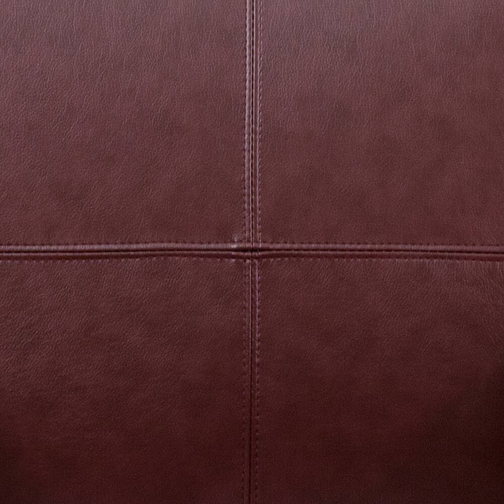 Alt View 18. Alamont Home - Taylor  Contemporary Leather/Faux Leather Side Chair - Upholstered - Burgundy.