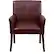 Alt View 11. Alamont Home - Taylor Contemporary Leather/Faux Leather Side Chair - Upholstered - Burgundy.