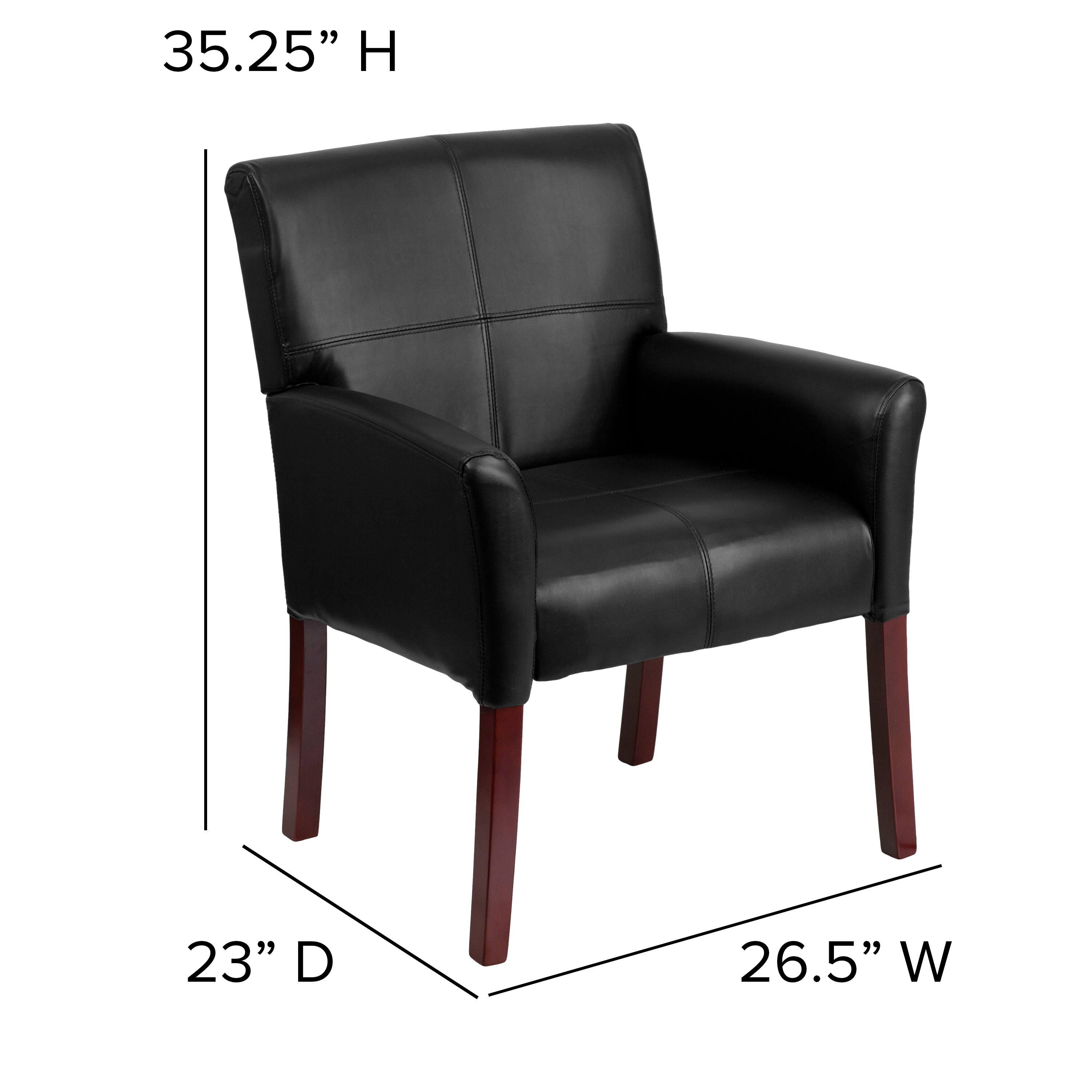 Alt View 14. Alamont Home - Taylor Contemporary Leather/Faux Leather Side Chair - Upholstered - Black.