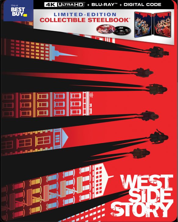 

West Side Story [SteelBook] [Includes Digital Copy] [4K Ultra HD Blu-ray/Blu-ray] [Only @ Best Buy] [2021]