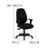 Alt View 13. Alamont Home - Rochelle High Back Black Fabric Executive Ergonomic Office Chair with Adjustable Arms - Black.