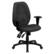 Front. Alamont Home - Rochelle Contemporary Fabric Executive Swivel Office Chair - Gray.