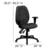 Alt View 13. Alamont Home - Rochelle Contemporary Fabric Executive Swivel Office Chair - Gray.