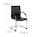 Alt View 13. Alamont Home - Valrico Contemporary Vinyl Side Chair - Upholstered - Black.