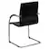 Alt View 14. Alamont Home - Valrico Contemporary Vinyl Side Chair - Upholstered - Black.