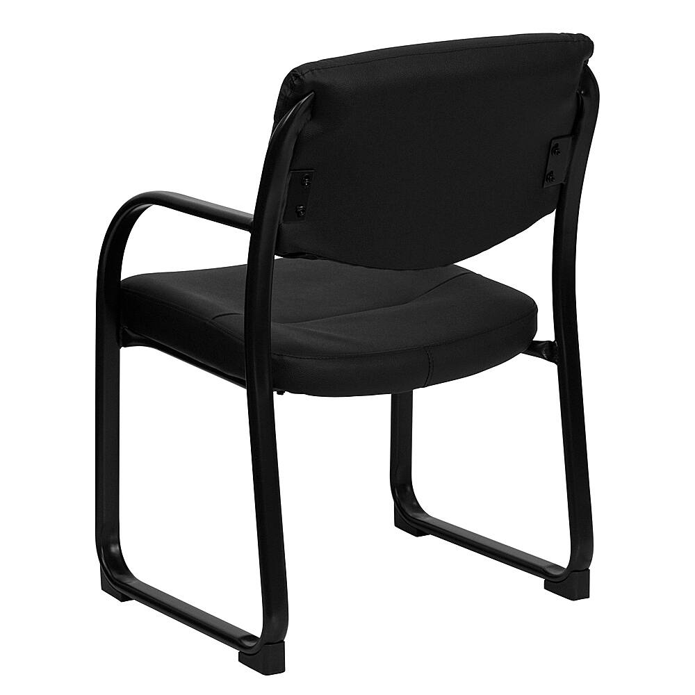 Alt View 14. Alamont Home - Donny  Contemporary Leather/Faux Leather Side Chair - Upholstered - Black.