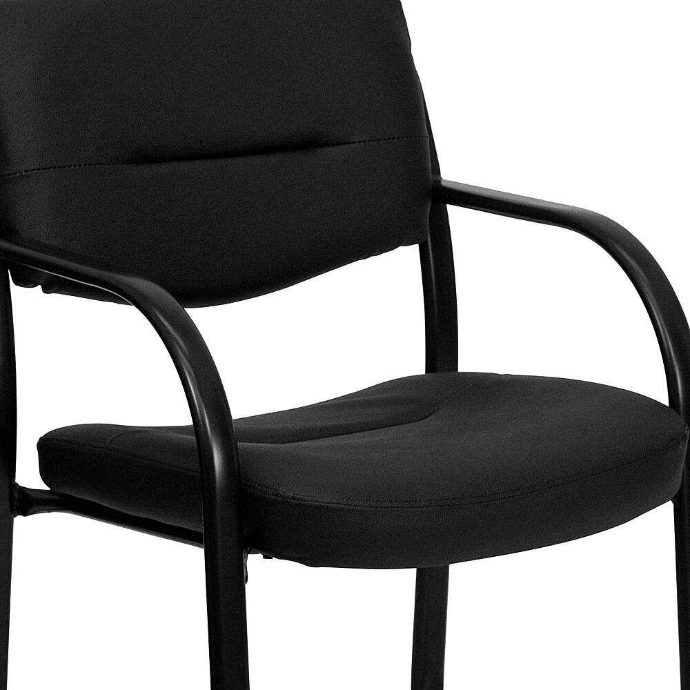 Alt View 15. Alamont Home - Donny  Contemporary Leather/Faux Leather Side Chair - Upholstered - Black.
