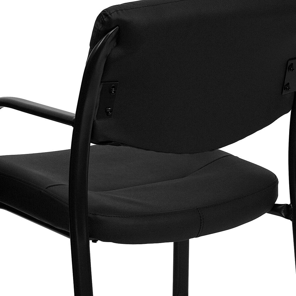 Alt View 17. Alamont Home - Donny  Contemporary Leather/Faux Leather Side Chair - Upholstered - Black.