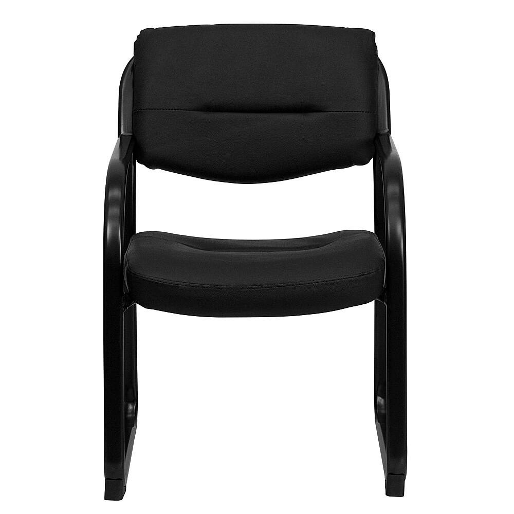 Alt View 11. Alamont Home - Donny  Contemporary Leather/Faux Leather Side Chair - Upholstered - Black.