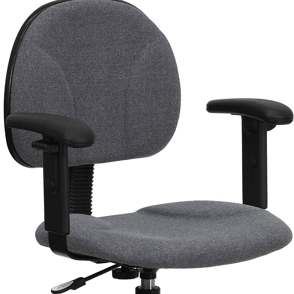 Alt View 16. Alamont Home - Bruce Contemporary Fabric Drafting Stool - Gray.