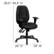 Alt View 13. Alamont Home - Rochelle High Back Black Fabric Multifunction Ergonomic Office Chair with Adjustable Arms - Black.