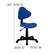 Alt View 13. Alamont Home - Whitney Contemporary Fabric Swivel Office Chair - Blue.