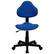 Alt View 11. Alamont Home - Whitney Contemporary Fabric Swivel Office Chair - Blue.