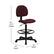 Alt View 14. Alamont Home - Bruce Contemporary Fabric Drafting Stool - Burgundy.