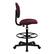 Alt View 17. Alamont Home - Bruce Contemporary Fabric Drafting Stool - Burgundy.