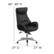 Alt View 13. Alamont Home - Robert Contemporary Leather/Faux Leather Swivel Office Chair - Burgundy.